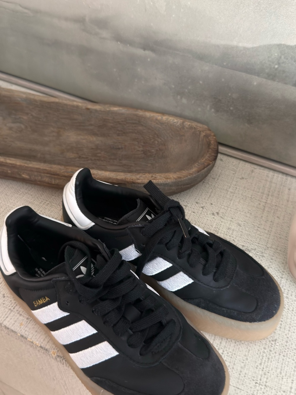 adidas Samba Black White Gum Sole Women's Sneakers
